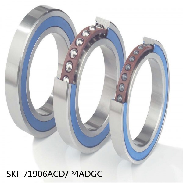 71906ACD/P4ADGC SKF Super Precision,Super Precision Bearings,Super Precision Angular Contact,71900 Series,25 Degree Contact Angle